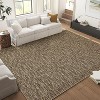 Coucheta Washable Area Rug , Modern Non-Slip Low Pile Indoor Carpet Machine Washable Soft Floor Mat for Living Room Bedroom Office,Multi-Color & Size - 2 of 4