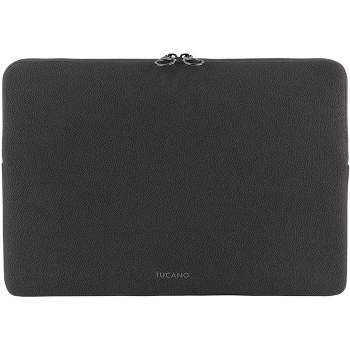 Tucano Crespo Sleeve case for Laptop 12"/MacBook Air or Pro 13"/ChromeBook 11.6" in Neoprene, Anti Slip System Against Accidental Drops Black