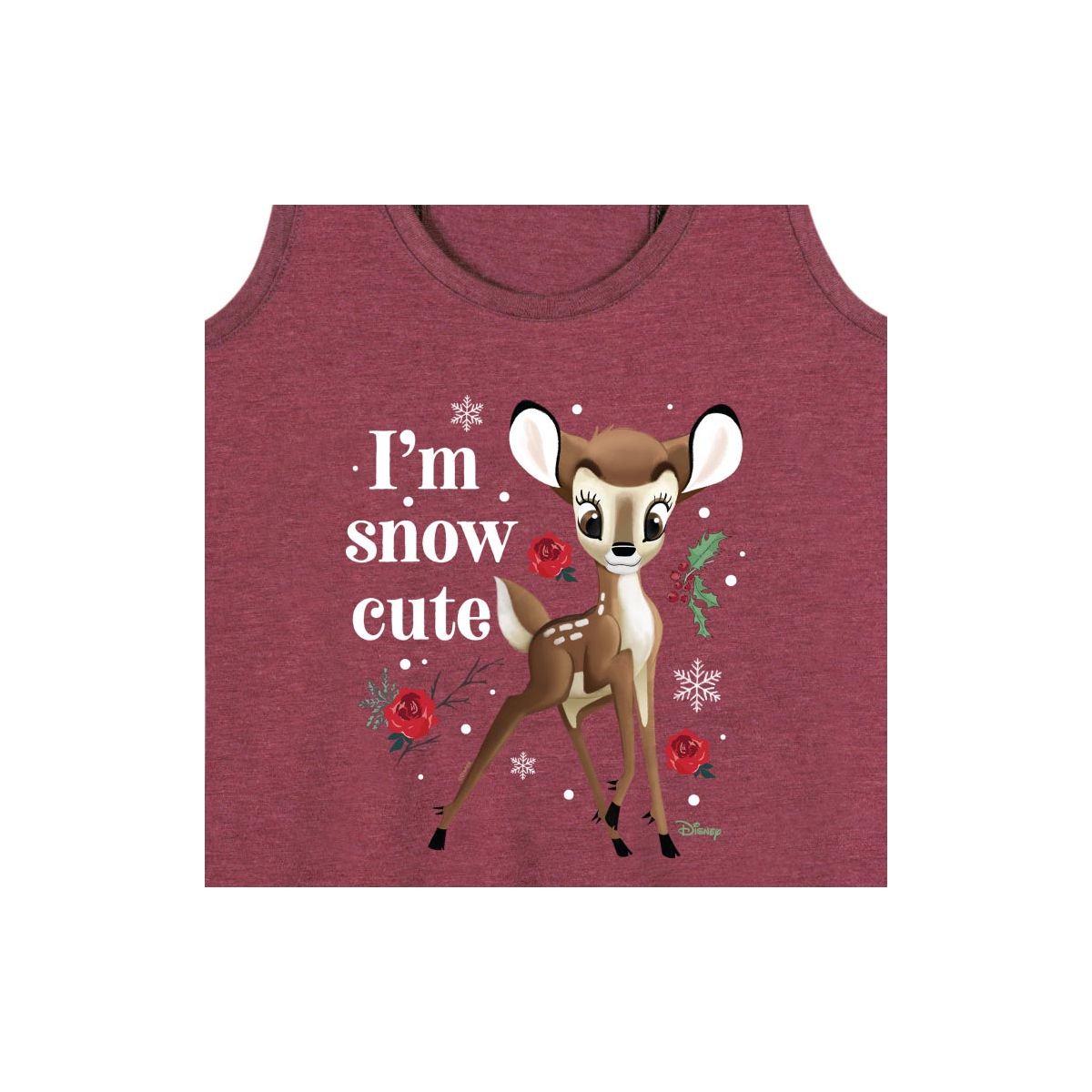 Women's - Disney - Christmas - I'm Snow Cute Graphic Racerback Tank - thumbnail 7