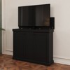 Famapy Smart Lift Gaming Station,Adjustable Height,Remote Control/Dual Cable Management Holes,Ideal for 50” Screens Home Gaming/Entertainment Spaces - 2 of 4
