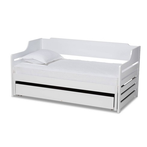 Twin To King Jameson Expandable Daybed With Storage Drawer White