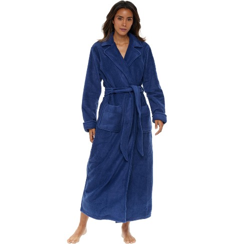 Adr Women's Classic Country Robe, No Pill Fleece Full Length Long ...