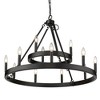 Golden Lighting Alastair 2 Tier - 12 Light Chandelier - 3 of 4