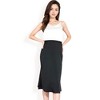 Anna-Kaci Women's Satin Midi Skirt With A-Line Silhouette And Elastic Waistband - 2 of 4