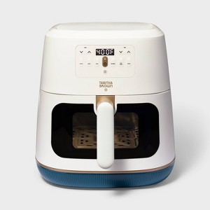 8qt Digital Air Fryer Cream - Tabitha Brown For Target: 1750W, Dishwasher-Safe Parts, Includes Fry Basket & Cake Mold - 1 of 4