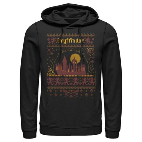 Burgundy pullover hot sale hoodie men's