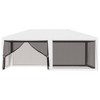 vidaXL Party Tent with 4 Mesh Sidewalls 13.1'x19.7' White - 3 of 4