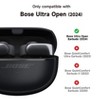 SURITCH Case Cover for Bose Ultra Open Earbuds(2024), Shockproof Protective Cover for Wireless Ear Earbuds Charging Case Accessories - 2 of 3