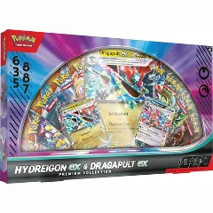 Pokemon TCG: Hydreigon ex & Dragapult ex Premium Collection - 10 Packs, Promo Cards