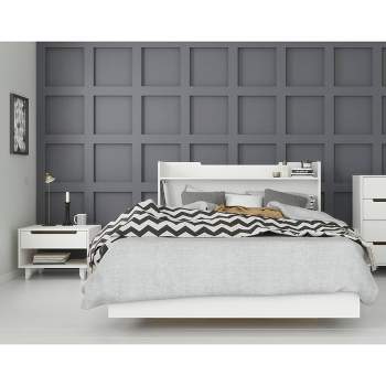 3pc Full Snooze Bedroom Set White - Nexera
