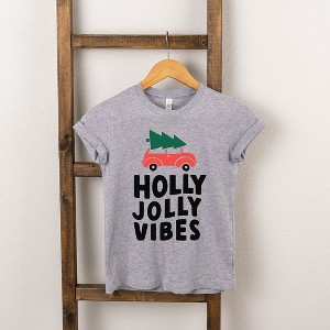 The Juniper Shop Holly Jolly Vibes Car Toddler Short Sleeve Tee - 1 of 2
