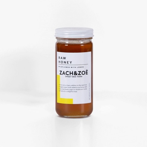 Zach and Zoe Wildflower Honey with Lemon - 8oz - image 1 of 3