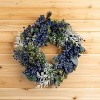 Melrose Frosted Blueberry Pine Wreath 24"D - 3 of 3