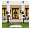 35 Inch Artificial Triple Ball Boxwood Topiary Tree  Fake Boxwood Topiary Ball Trees  Milan Grass Ball Trees for Indoor and Outdoor Home Decor Decora - 3 of 4