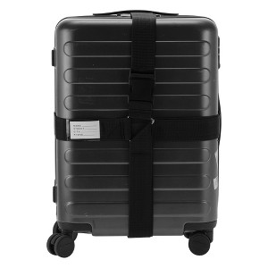 Unique Bargains Adjustable Luggage Straps 165.35" Length - 1 of 4