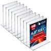 Azar Displays Bottom Loading Clear Acrylic T-Frame Sign Holder 8.5" Wide x 11''High- Vertical/Portrait, 10-Pack - 2 of 4