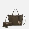 MKF Collection Bruna Vegan Leather Women’s Tote Bag with Wallet by Mia K - 2 of 4