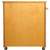 Wood Wide Cuisine Kitchen Cart in Brown - Catskill Craftsmen - 2 of 2