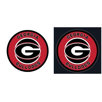 Evergreen Ultra-Thin Edgelight LED Wall Decor, Round, University of Georgia- 23 x 23 Inches Made In USA