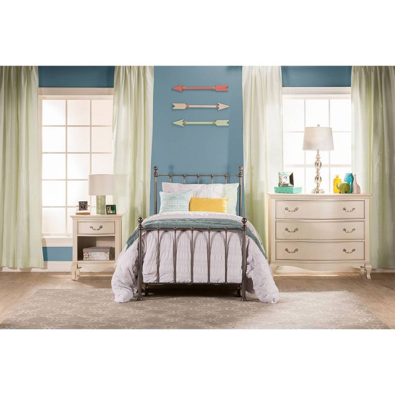 Twin Molly Bed Set with Rails and Trundle Steel - Hillsdale Furniture, 3 of 7