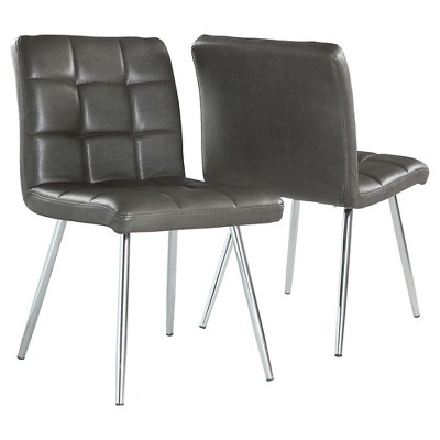Set of 2 Metal Dining Chairs - EveryRoom