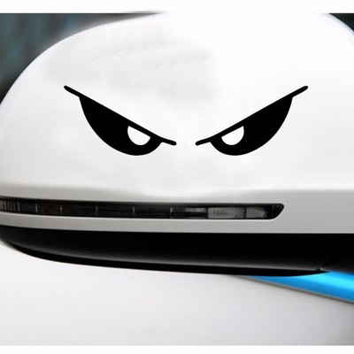 Car reflective stickers, eye design, rearview mirror design, universal body stickers, motorcycle, motorcycle helmet
