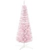 TinyhomieSnow Flocked Artificial Christmas Tree with Pencil Shape, Realistic Branches - 4 of 4