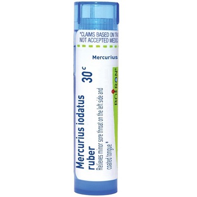 Mercurius Iodatus Ruber 30C by Boiron Homeopathic Single Medicine For Pain  -  80 Pellet