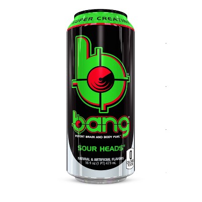 BANG Sour Heads Energy Drink - 16 fl oz Can