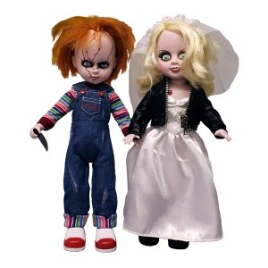Mezco Toyz Living Dead Dolls Bride Of Chucky 2 Pack Chucky & Tiffany - 1 of 4
