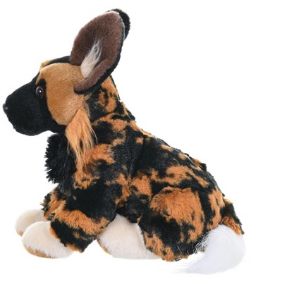 Wild Republic African Wild Dog Plush Toy, 8 Inches