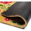 Juvale Natural Coir Doormat, Flower Welcome Mat (30 x 17 In) - 3 of 4