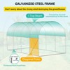 Walk-in Greenhouse, Galvanized Steel Frame with 6 Mesh Windows & Two Full Zipper Door - 2 of 4