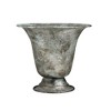 Allstate Floral 6.75" Silver and Verdigris Metal Urn Planter - 2 of 3
