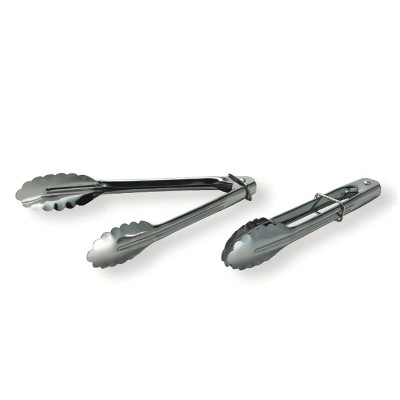 Goodcook Ready 2pk Stainless Steel With Silicone Tips Mini Tongs : Target