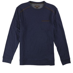 Tasso Elba Mens Faux-Suede Trim Basic T-Shirt - 1 of 1