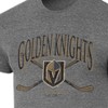 NHL Vegas Golden Knights Men's Short Sleeve Gray Tri-Blend T-Shirt - 3 of 3