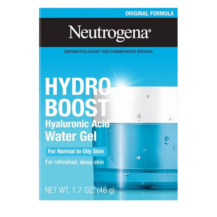Neutrogena Hydro Boost Water Gel Face Moisturizer for Normal to Oily Skin - 1.7oz: Contains Hyaluronic Acid, Paraben-Free, Aluminum-Free, 1 of 8