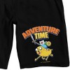 Adventure Time Finn & Jake Logo Adult Black Sleep Pajama Shorts - 2 of 3