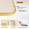 Gold Framed Rectangle Deco Mirror 24 in. W x 32 in. H Rectangle Modern Framed Decorative Wall Mirror - 4 of 4