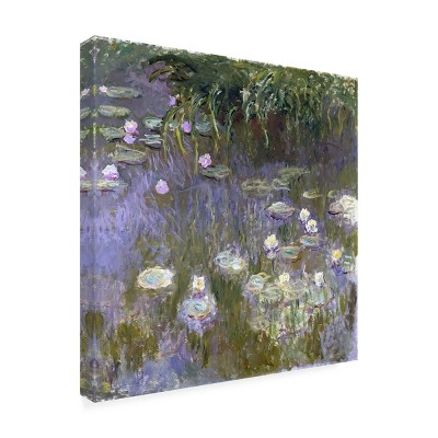 Monet Water Lilies 35x35 Aluminum Frame Outdoor Canvas