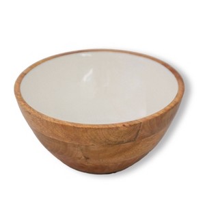 Jeanne Fitz Medium Mango Wood Serving Bowl - 1 of 4