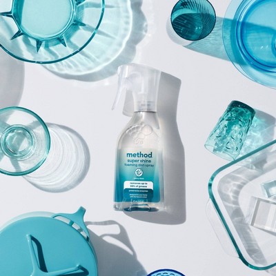 Method Super Shine Foaming Dish Spray Refill Powered By Enzymes Dewy Daze - 16oz