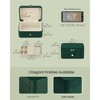 Jewelry Box, Travel Jewelry Case, 2-Layer Jewelry Holder Organizer, 4.6 x 6.3 x 3 Inches, Portable, Versatile Earring Storage - 3 of 4