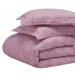 Flannel Cotton Two-Toned Duvet Cover Set by Blue Nile Mills - 1 of 4