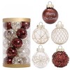 GustoWave Christmas Tree Ornaments Sets, 25 Pcs Christmas Decoration Balls for Holiday, Wedding, Party - 2 of 4