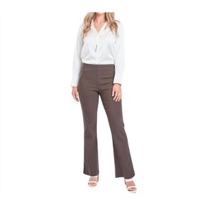 Women's Missy Pull on Bootcut Pants - YMI - 1 of 3