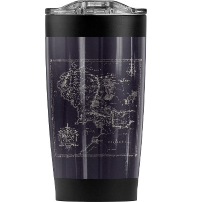 Lord of the Rings Map Of Me Steel Tumbler 20oz Coffee Travel Mug
