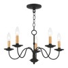 Livex Lighting Heritage 5 - Light Chandelier in  Black - 4 of 4