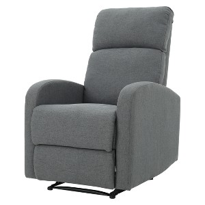 Gaius Recliner - Charcoal - Christopher Knight Home, Grey
